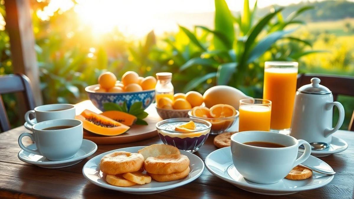 die vielfalt eines typischen brasilianischen fruhstucks - Wie sieht ein typisches Frühstück in Brasilien aus?